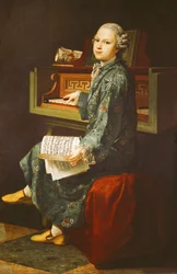 Jeune homme au clavecin, 1767